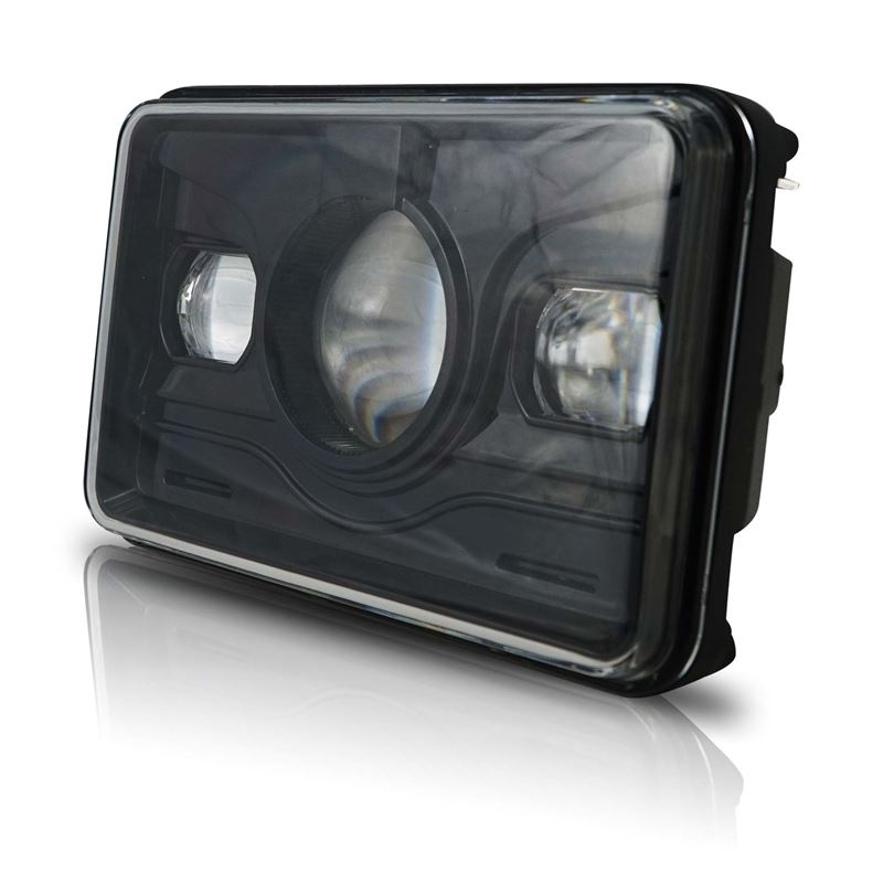 4*6" 60W LED Sealed Beam Black Housing Headlight H4651 H4652 H4656 H4666 H6545 